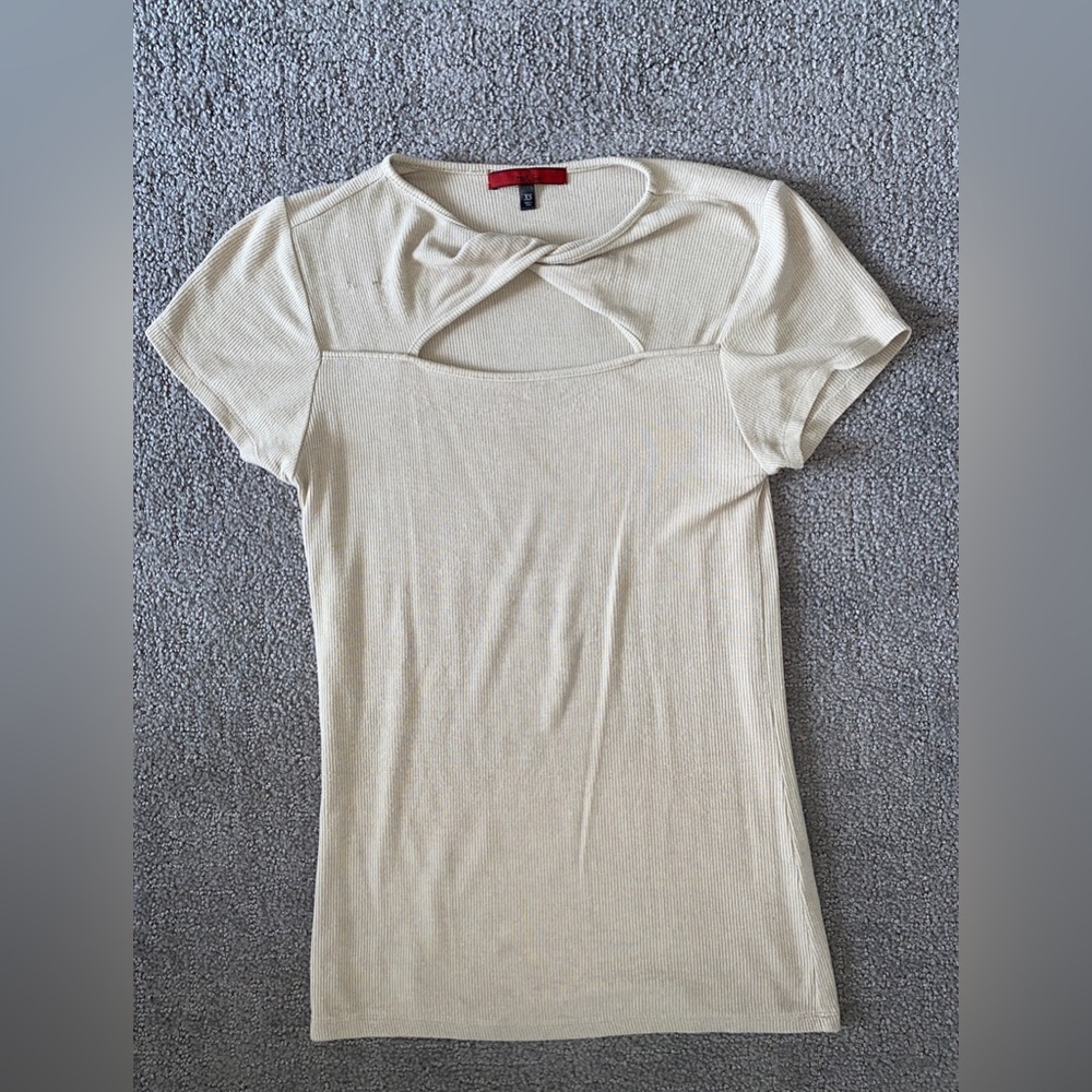 Twisted Cut-Out Top